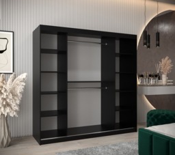 York I Sliding Door Wardrobe 200cm - Oak Sonoma 200cm - thumbnail 4