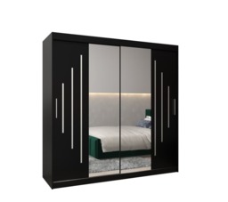 York I Sliding Door Wardrobe 200cm - Oak Sonoma 200cm - thumbnail 3