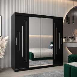 York I Sliding Door Wardrobe 200cm - Oak Sonoma 200cm - thumbnail 2