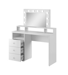 Diva 49 Dressing Table 120cm - White 120cm - thumbnail 3