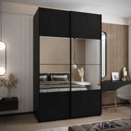 Trosa IV Sliding Door Wardrobe 160cm - Oak Artisan 160cm - thumbnail 2