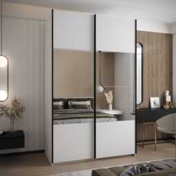 Trosa IV Sliding Door Wardrobe 160cm - Oak Artisan 160cm - thumbnail 7