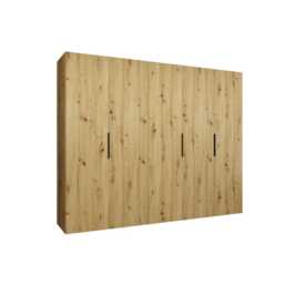 Marbella I Hinged Door Wardrobe 250cm - Cashmere 250cm - thumbnail 8