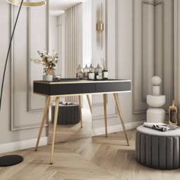 Oro Dressing Table 102cm - White 102cm - thumbnail 7