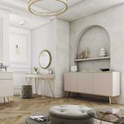 Oro Dressing Table 102cm - White 102cm - thumbnail 6