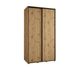 Cannes I Sliding Door Wardrobe 140cm - Oak Artisan 140cm - thumbnail 2