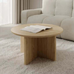 Nabu Coffee Table 90cm - Oiled Oak 90cm - thumbnail 1