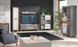 Werso W5 Sideboard Cabinet 90cm - Anthracite 90cm - thumbnail 3