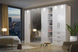Optima 18 Hinged Wardrobe 90cm - Oak Artisan 90cm - thumbnail 6