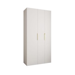Como IV Hinged Door Wardrobe 120cm - White 120cm - thumbnail 2