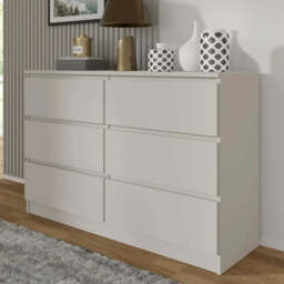 Maja Chest Of Drawers 120cm - Cashmere 120cm