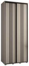 Dakota VI Sliding Door Wardrobe 100cm - Cashmere 100cm - thumbnail 2