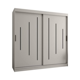 Rubino Y Sliding Door Wardrobe 200cm - Cashmere 200cm - thumbnail 8