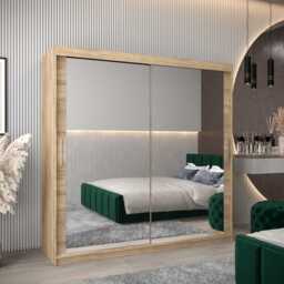 Tokyo III Sliding Door Wardrobe 200cm - Oak Sonoma 200cm - thumbnail 1