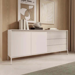 Senne Sideboard Cabinet 187cm - Beige 187cm - thumbnail 1