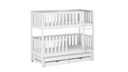 Lea Bunk Bed with Trundle and Storage - Grey Without Mattresses - thumbnail 8