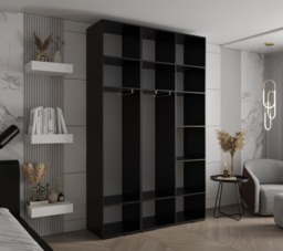 Inova I Hinged Door Wardrobe 150cm - White 150cm - thumbnail 7