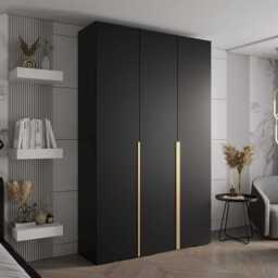 Inova I Hinged Door Wardrobe 150cm - White 150cm - thumbnail 2