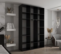 Inova I Hinged Door Wardrobe 150cm - White 150cm - thumbnail 8