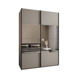 Trosa IV Sliding Door Wardrobe 170cm - Black 170cm - thumbnail 4