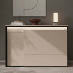 Zaya ZY-23 Sideboard Cabinet 131cm - Beige 131cm - thumbnail 1