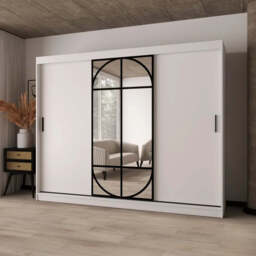 Lugo Sliding Door Wardrobe 250cm - Oak Artisan 250cm - thumbnail 6