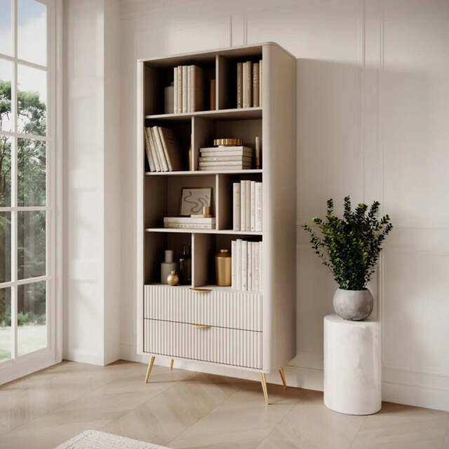 Lante Bookcase 88cm - Beige 88cm - image 1