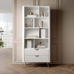 Lante Bookcase 88cm - Beige 88cm - thumbnail 2