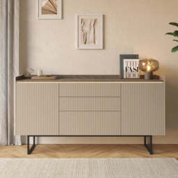 Lago LG-03 Sideboard Cabinet 166cm - Beige 166cm - thumbnail 1