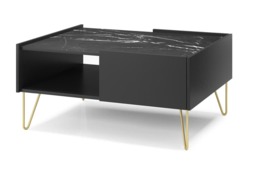 Harmony Coffee Table 97cm - Black 97cm - thumbnail 4