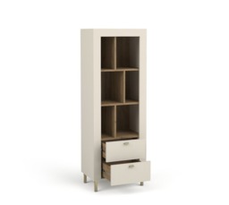 Mossa 04 Bookcase 60cm - White 60cm - thumbnail 3