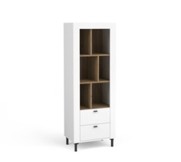 Mossa 04 Bookcase 60cm - White 60cm