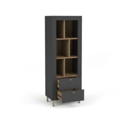 Mossa 04 Bookcase 60cm - White 60cm - thumbnail 6
