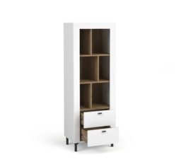 Mossa 04 Bookcase 60cm - White 60cm - thumbnail 8