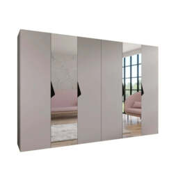 Sandi II Hinged Door Wardrobe 300cm - Black 300cm - thumbnail 3