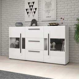 Tulsa 28 Display Cabinet 180cm - Oak Grandson 180cm - thumbnail 2