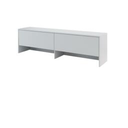 BC-04 Horizontal Wall Bed Concept 140cm With Storage Cabinet - Grey Matt 140 x 200cm - thumbnail 8