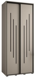 Dakota VIII Sliding Door Wardrobe 120cm - Cashmere 120cm - thumbnail 2