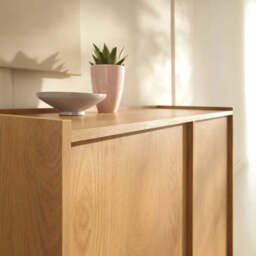 Yasumi Sideboard Cabinet 98cm - Oak Caramel 98cm - thumbnail 5
