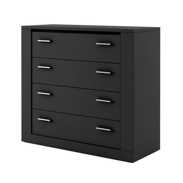 Idea ID-10 Chest of Drawers 100cm - Black Matt 100cm - image 1