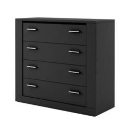 Idea ID-10 Chest of Drawers 100cm - Black Matt 100cm