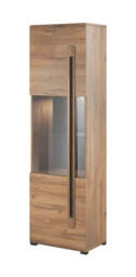 Tulsa 05 Display Cabinet 60cm - White Gloss 60cm - thumbnail 6
