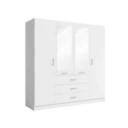 Konso Hinged Door Wardrobe 200cm - Beige 200cm - thumbnail 5