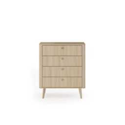 Viki Chest Of Drawers 88cm - Oak Barista 88cm - thumbnail 4