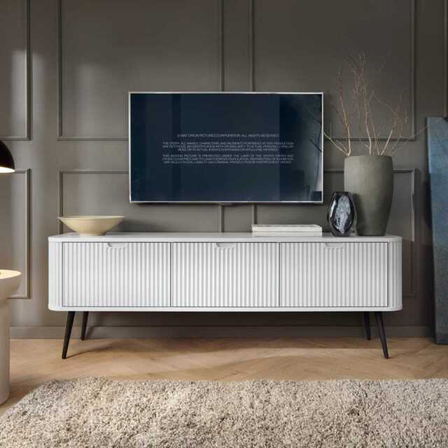 Zova TV Cabinet 168cm - White 168cm - image 1