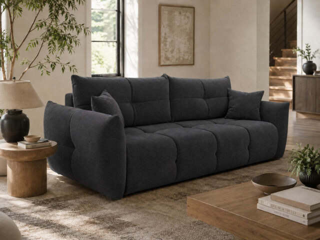 Sofa Bed Base - Graphite 245cm 110cm - image 1