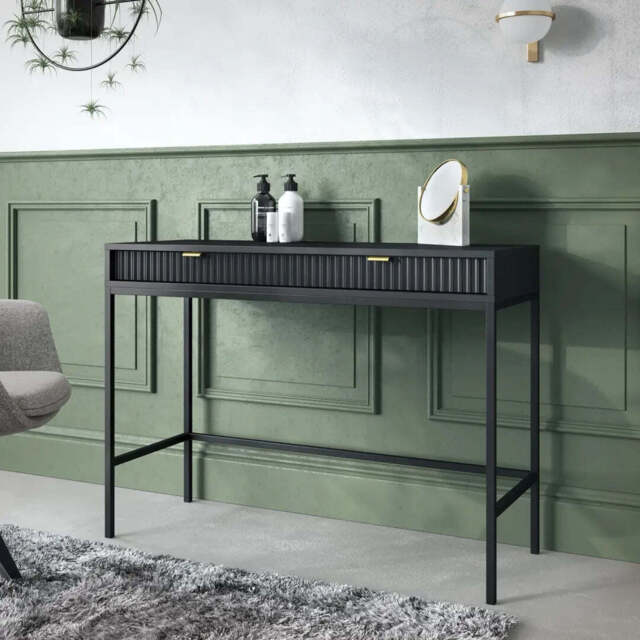 Nova Desk 104cm - Black Matt 104cm - image 1