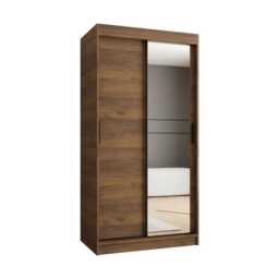 Rubino T2 Sliding Door Wardrobe 100cm - Cashmere 100cm - thumbnail 5