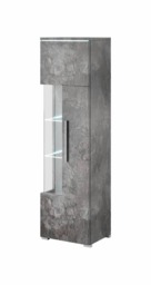 India 06 Tall Display Cabinet 45cm - Schiefer 45cm - thumbnail 1