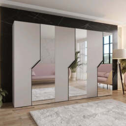 Blomvik II Hinged Door Wardrobe 300cm - Oak Walnut 300cm - thumbnail 4